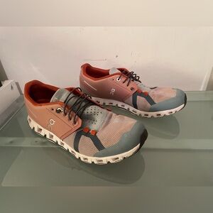 On Running Cloud 70/30 Running Shoes Dustrose Quartz White Women’s Size 10 US